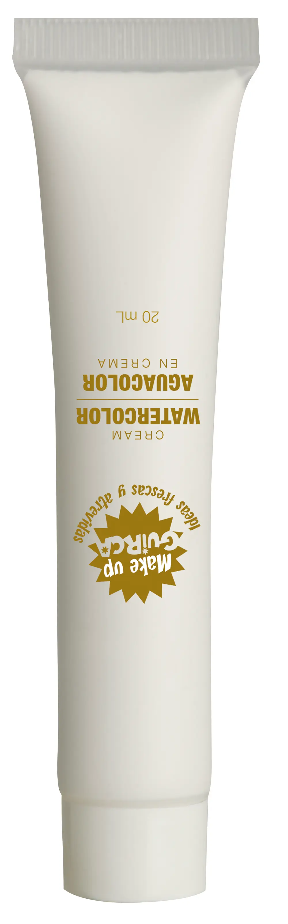 Hvid vandbaseret sminke, tube 20 ml