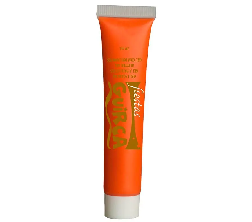 Orange vandbaseret sminke i tube 20 ml