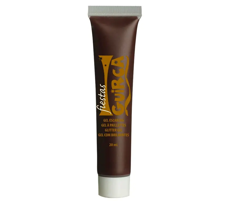 Brun vandbaseret sminke i tube, 20 ml