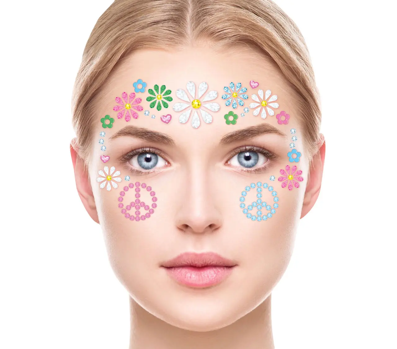 Hippie-ansigtssmykker