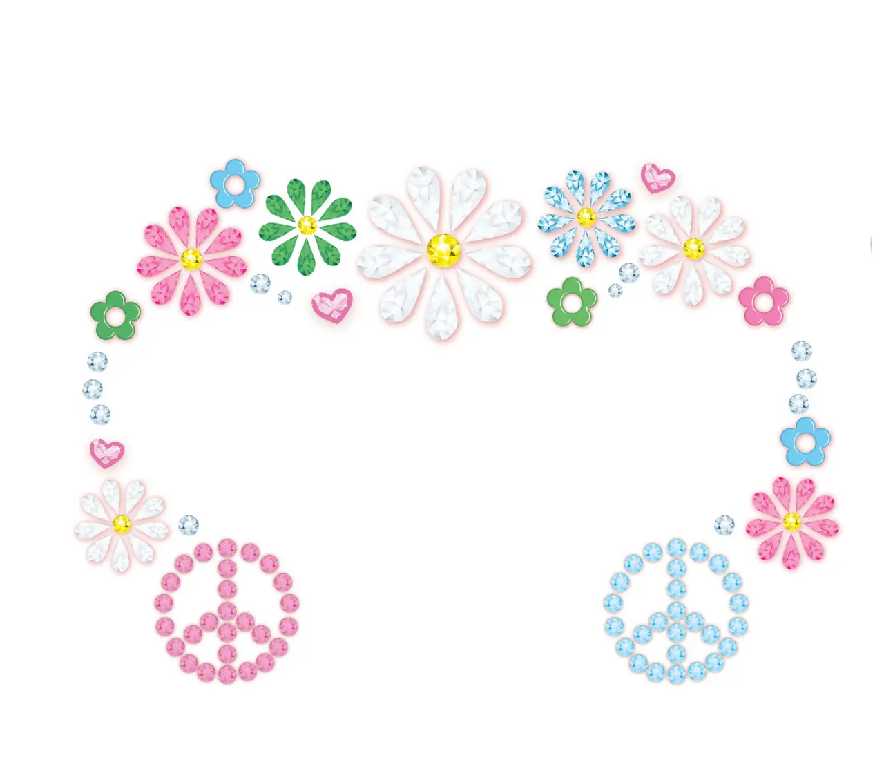 Hippie-ansigtssmykker