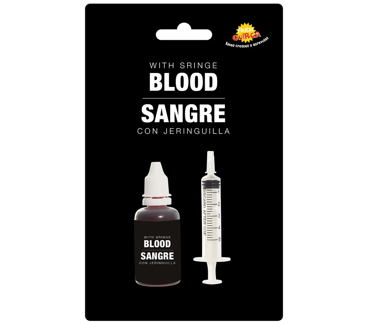 Blod med sprøjte, 20 ml