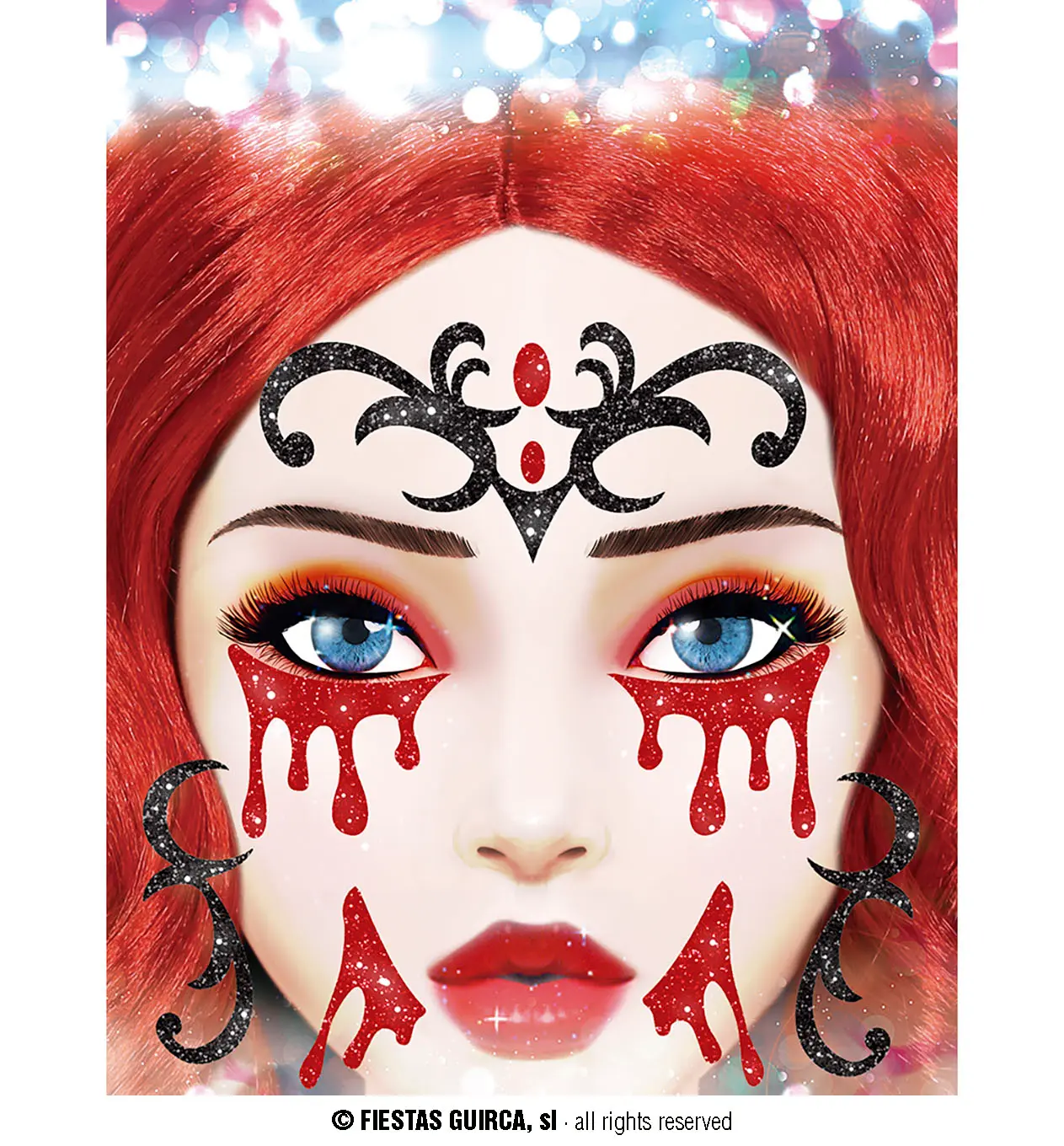 Vamp-ansigtsglimmer, 13 × 15 cm