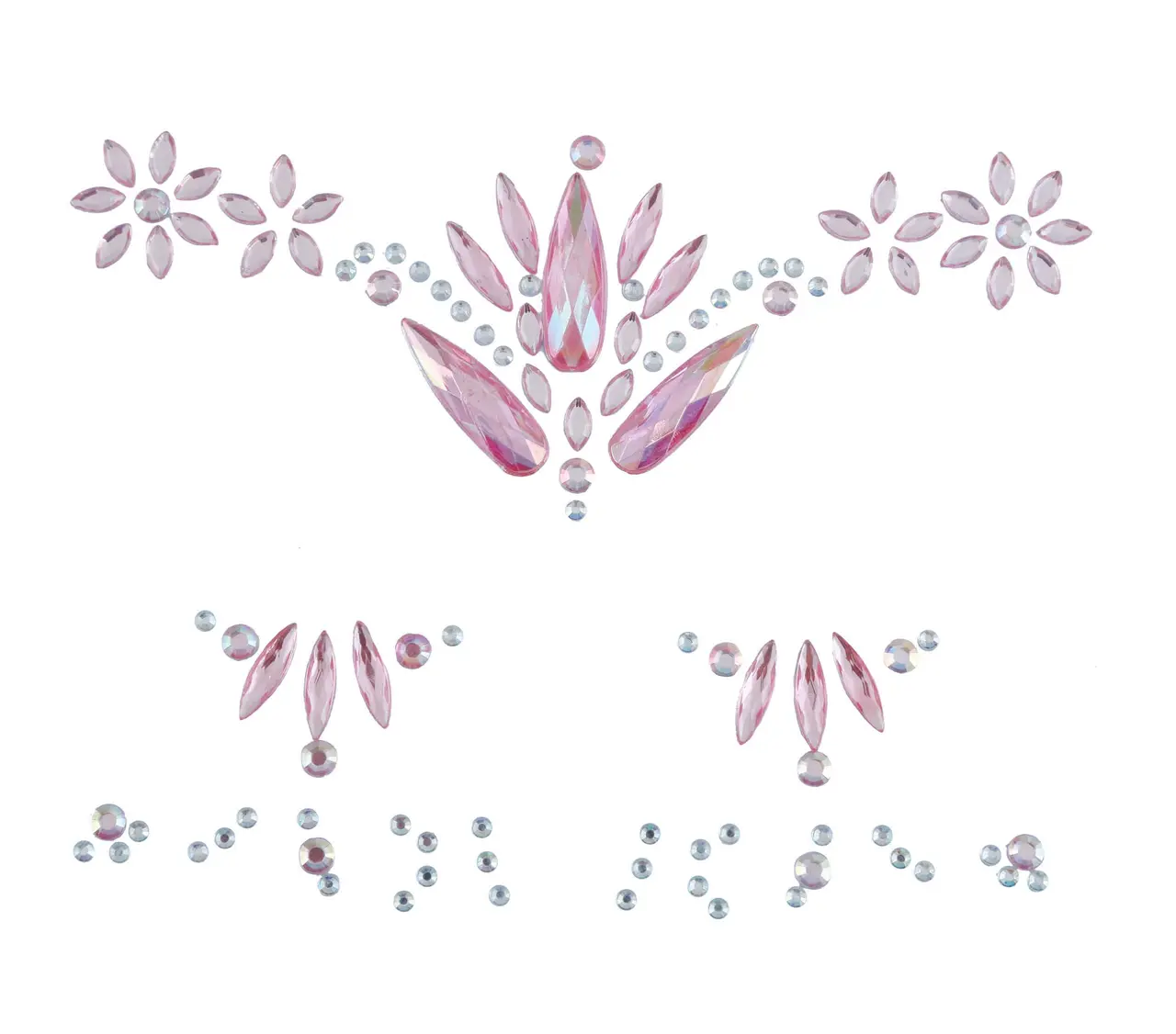 Ansigts- og fingersmykker, pink