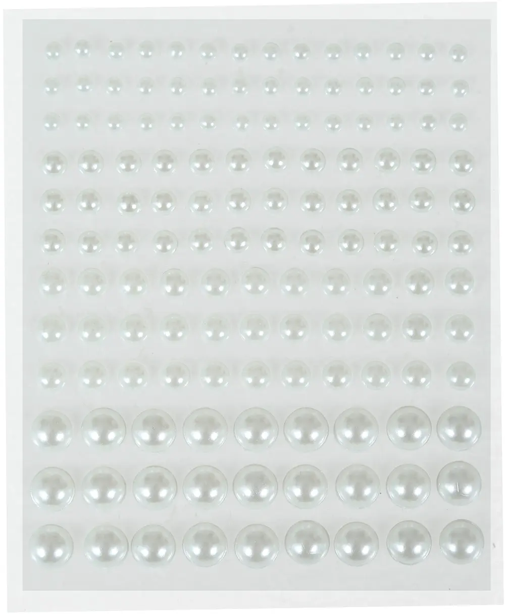 Assorterede ansigtsperler, 10 × 20 cm