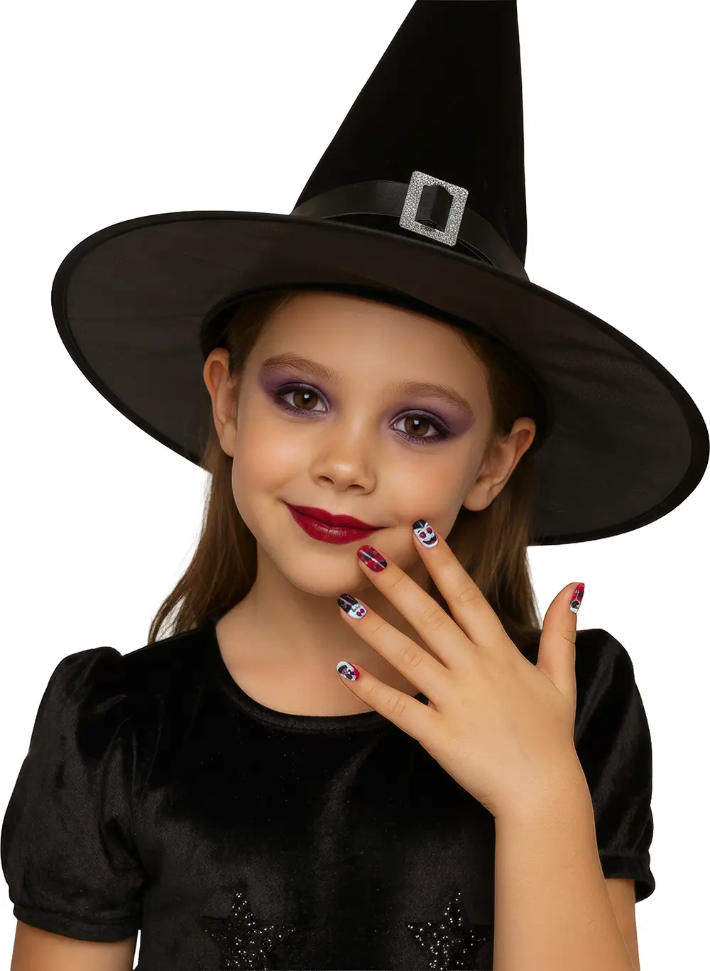 12 negle med lim til børn, halloweendesign 3