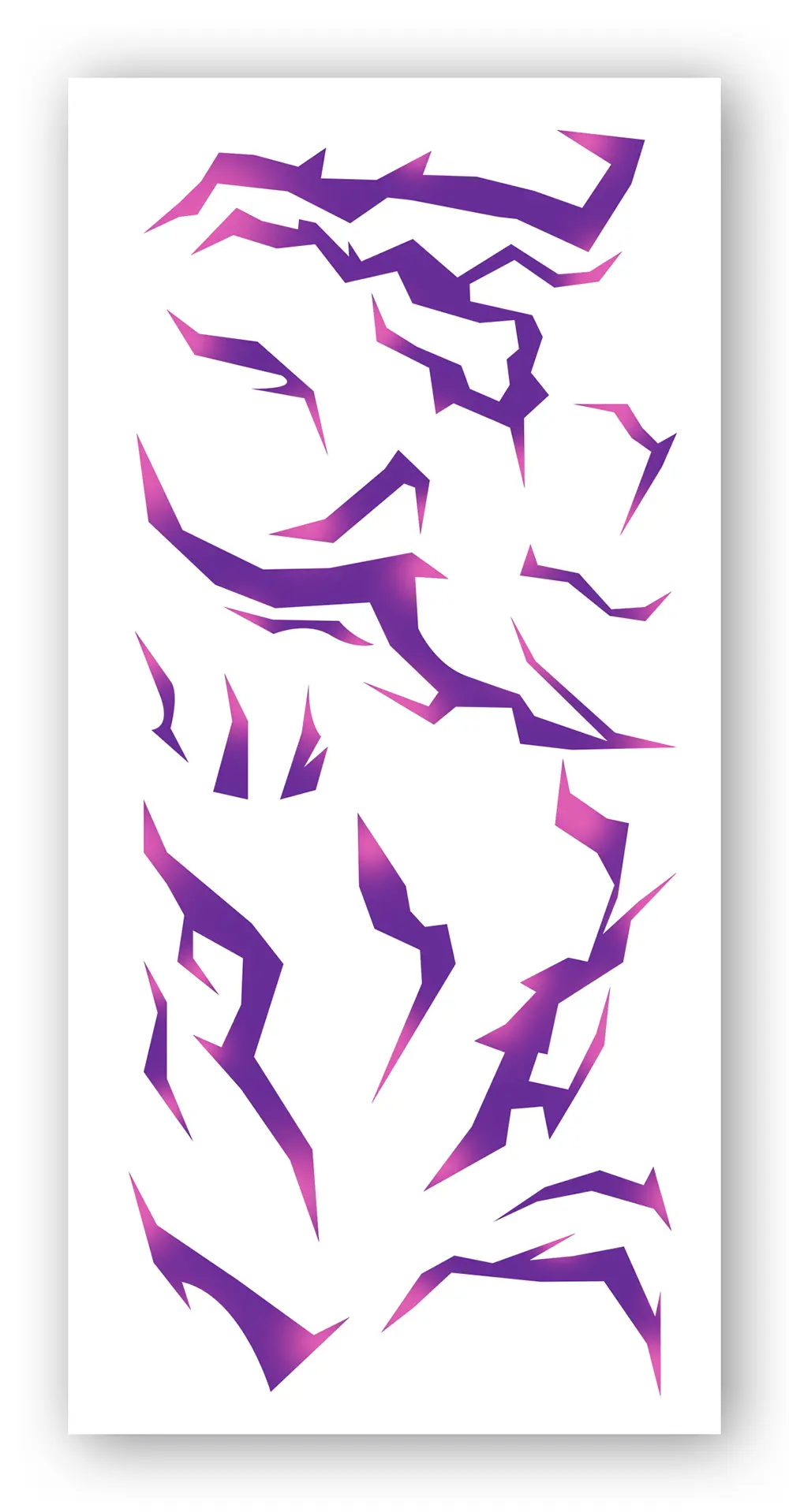 Dæmontatovering, 30 × 14 cm