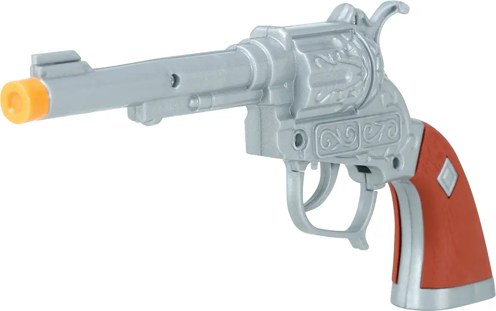 2 cowboypistoler, 25 cm