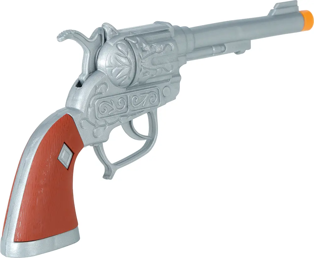 2 cowboypistoler, 25 cm
