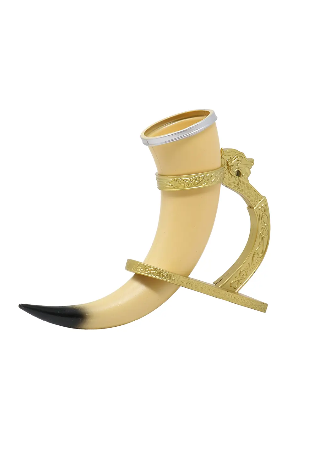 Vikingehorn med stativ 25 cm
