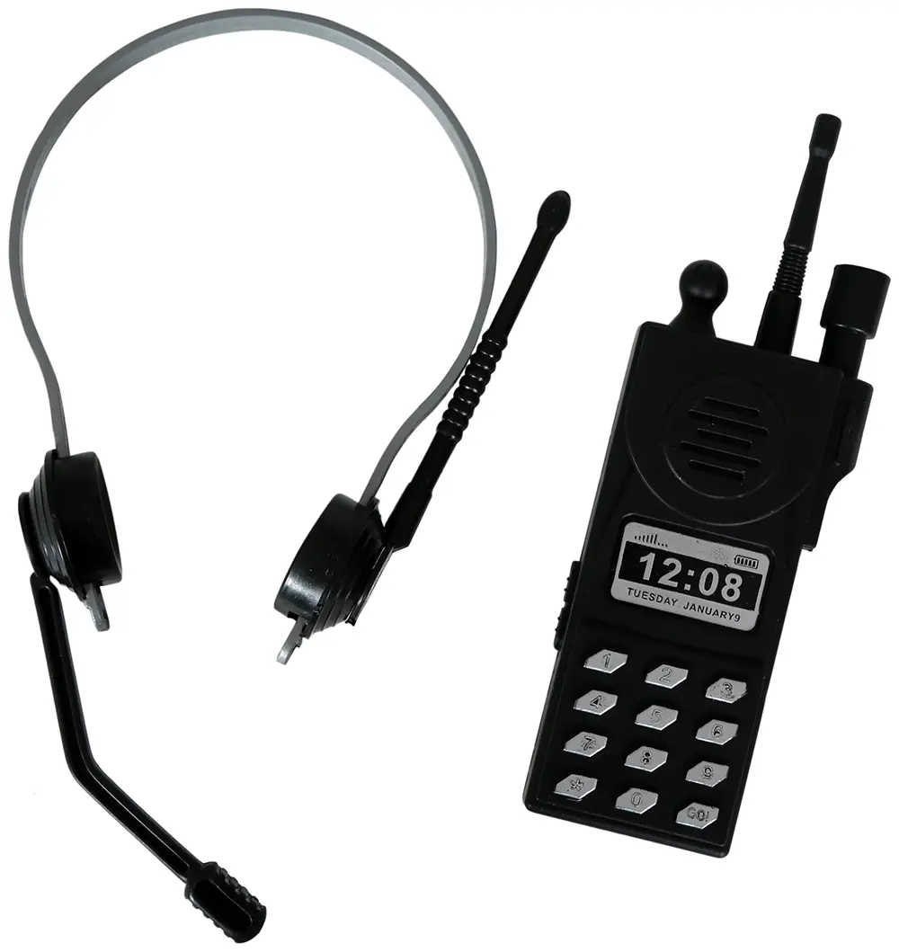 Walkie-talkie-sæt med hovedtelefoner