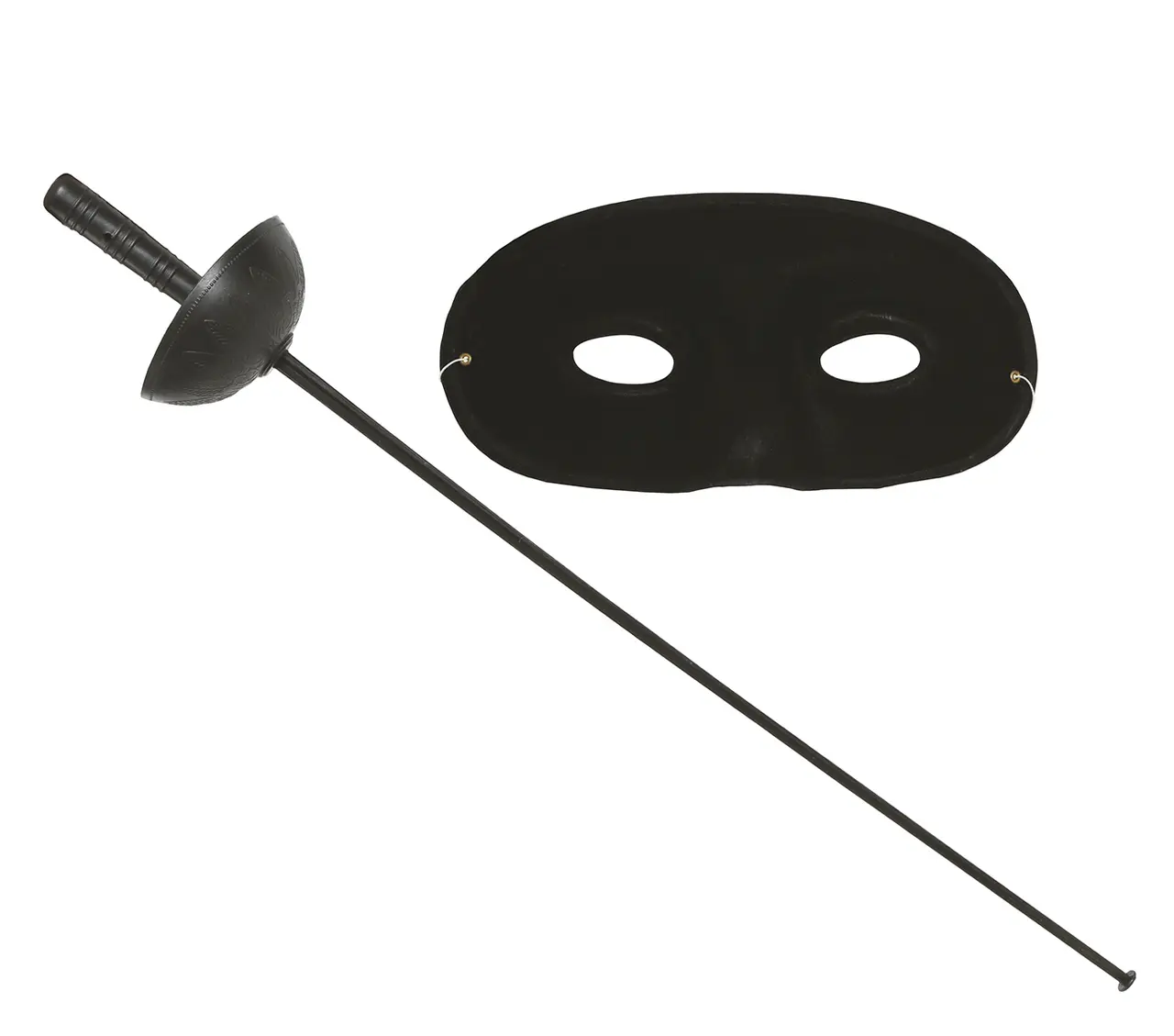 Sæt med maske og fleuret, 63 cm