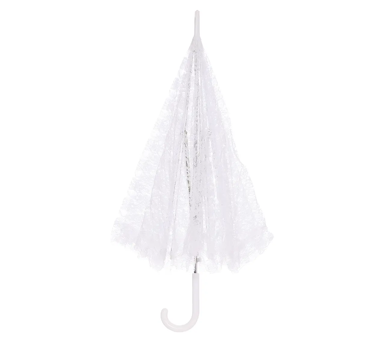 Hvid parasol, 60 × 70 cm