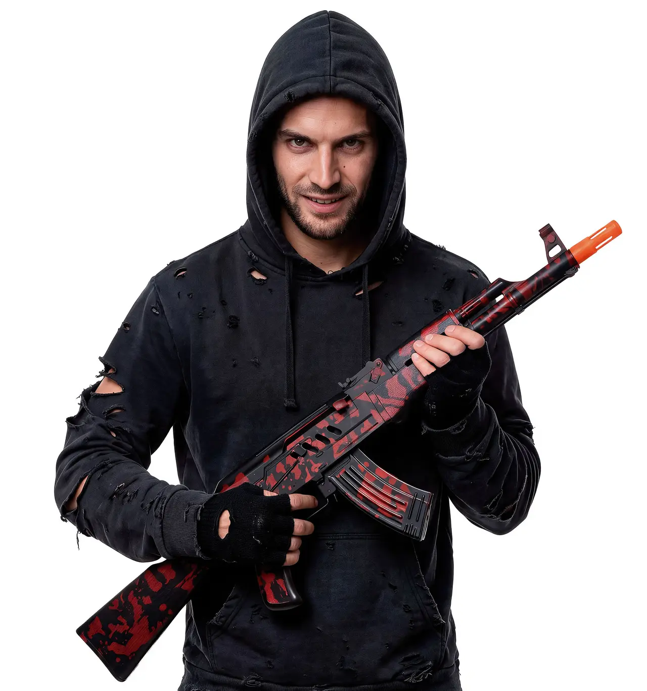 Blodig maskinpistol, 59 cm