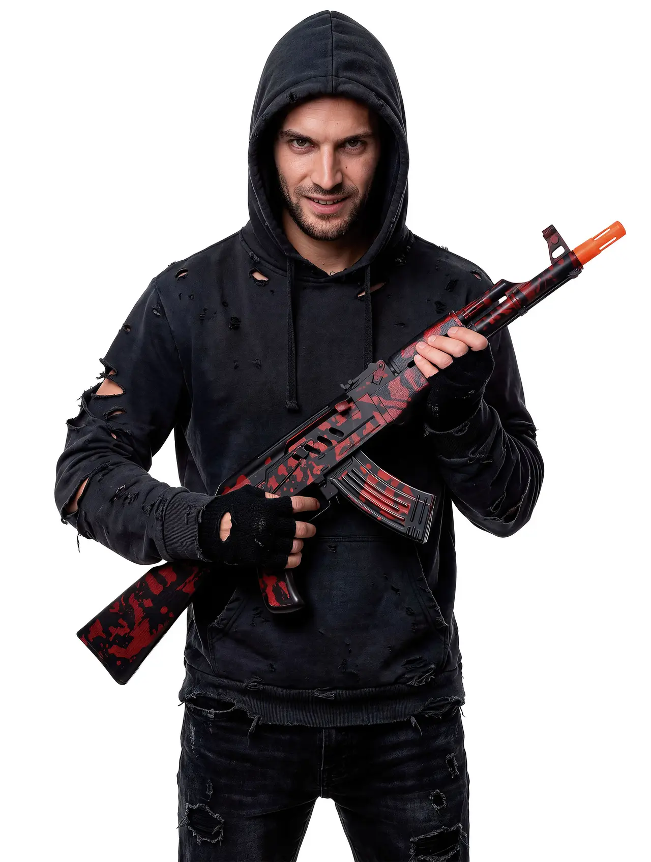 Blodig maskinpistol, 59 cm