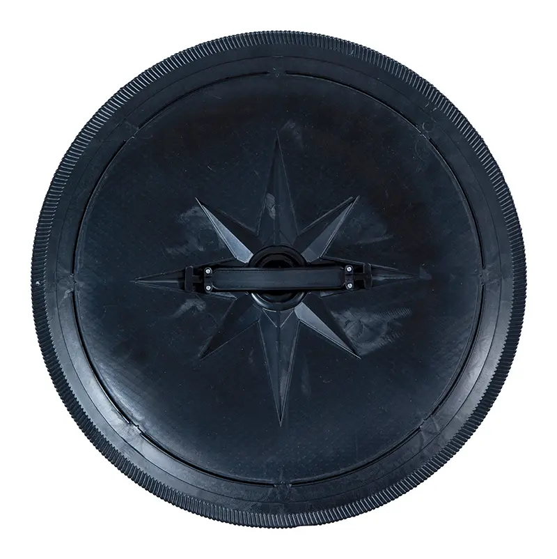 Sort romersk skjold, 45 cm