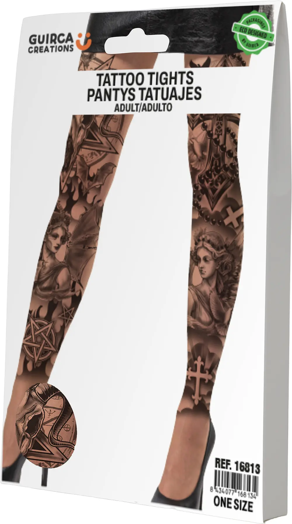 Leggings med gotiske tatoveringer