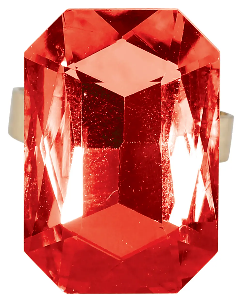 Assorteret ring med smykkesten