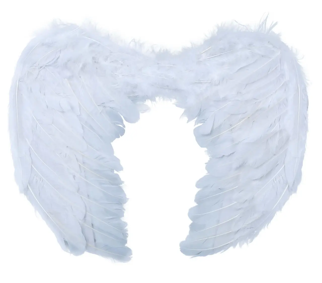 Englevinger med fjer, 60 × 40 cm