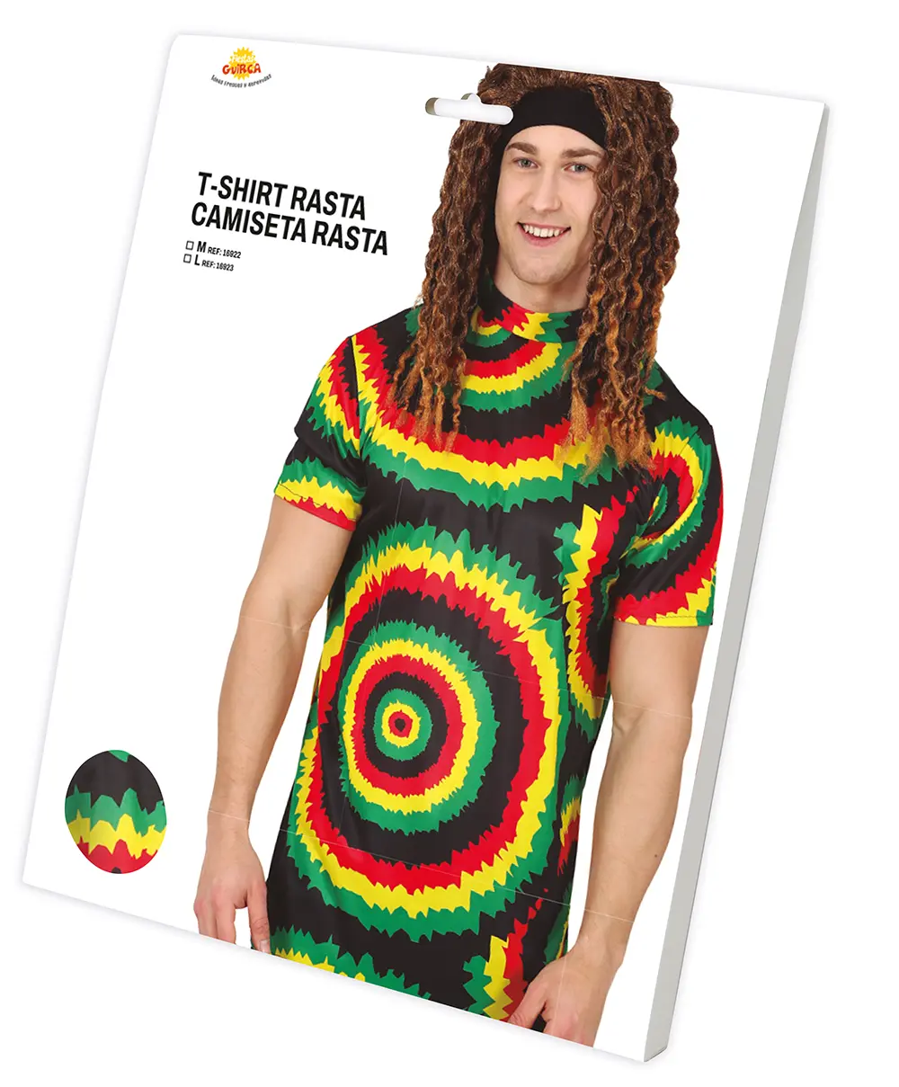 Rasta-T-shirt til herrer