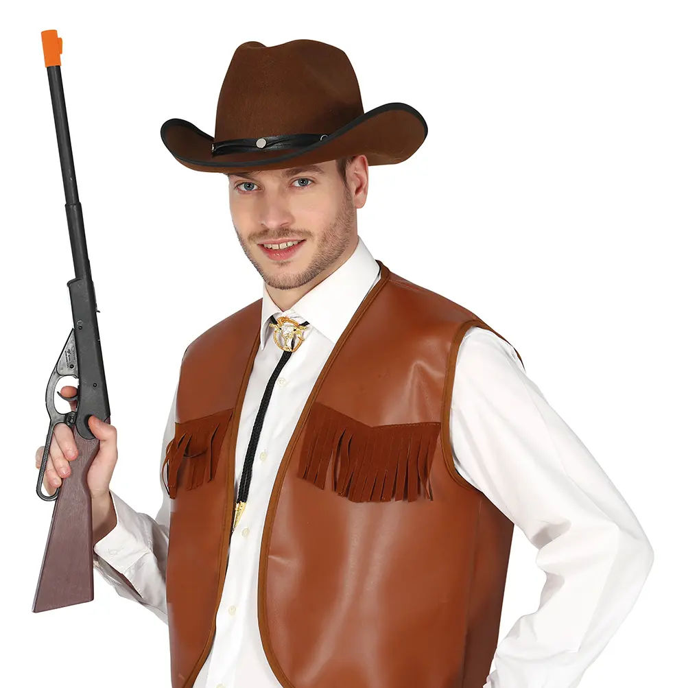 Cowboygevær, 65 cm, sort
