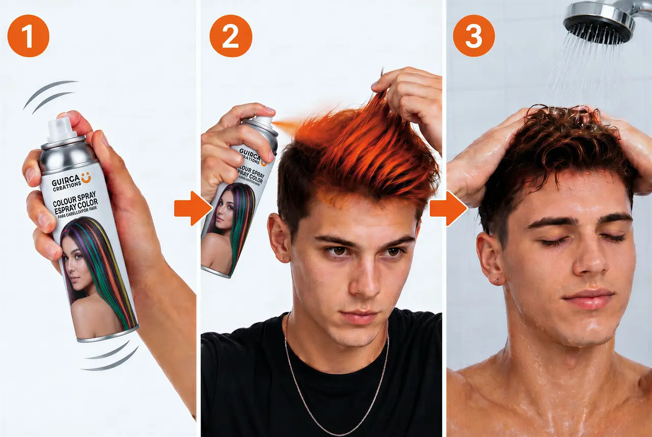 Orange hårspray 125 ml