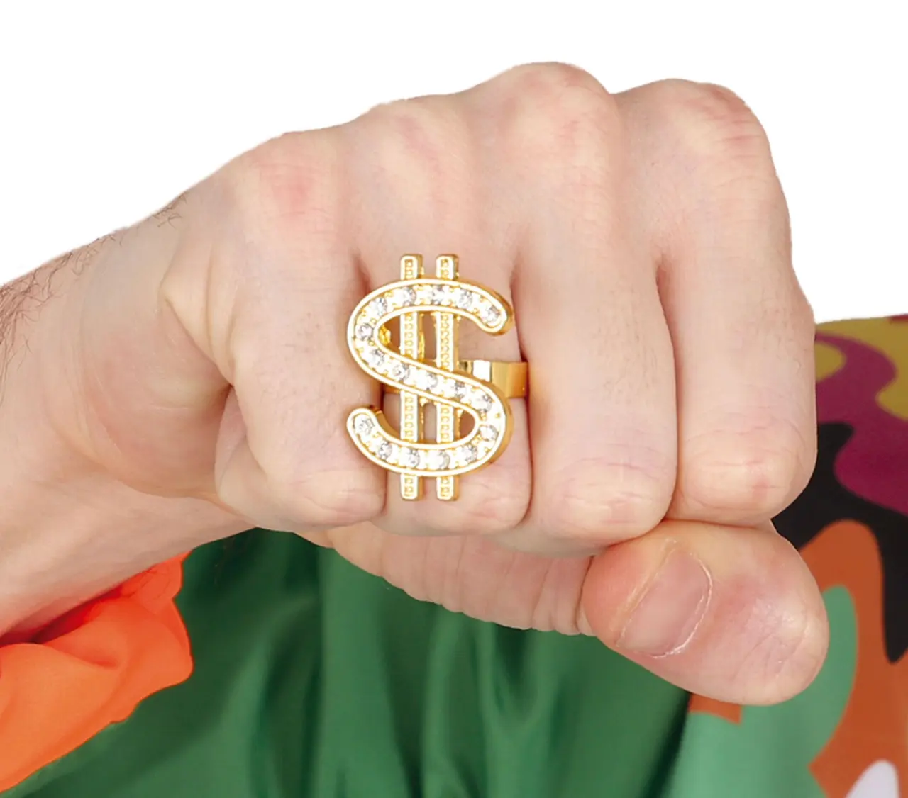 Ring "Dollar", metallisk