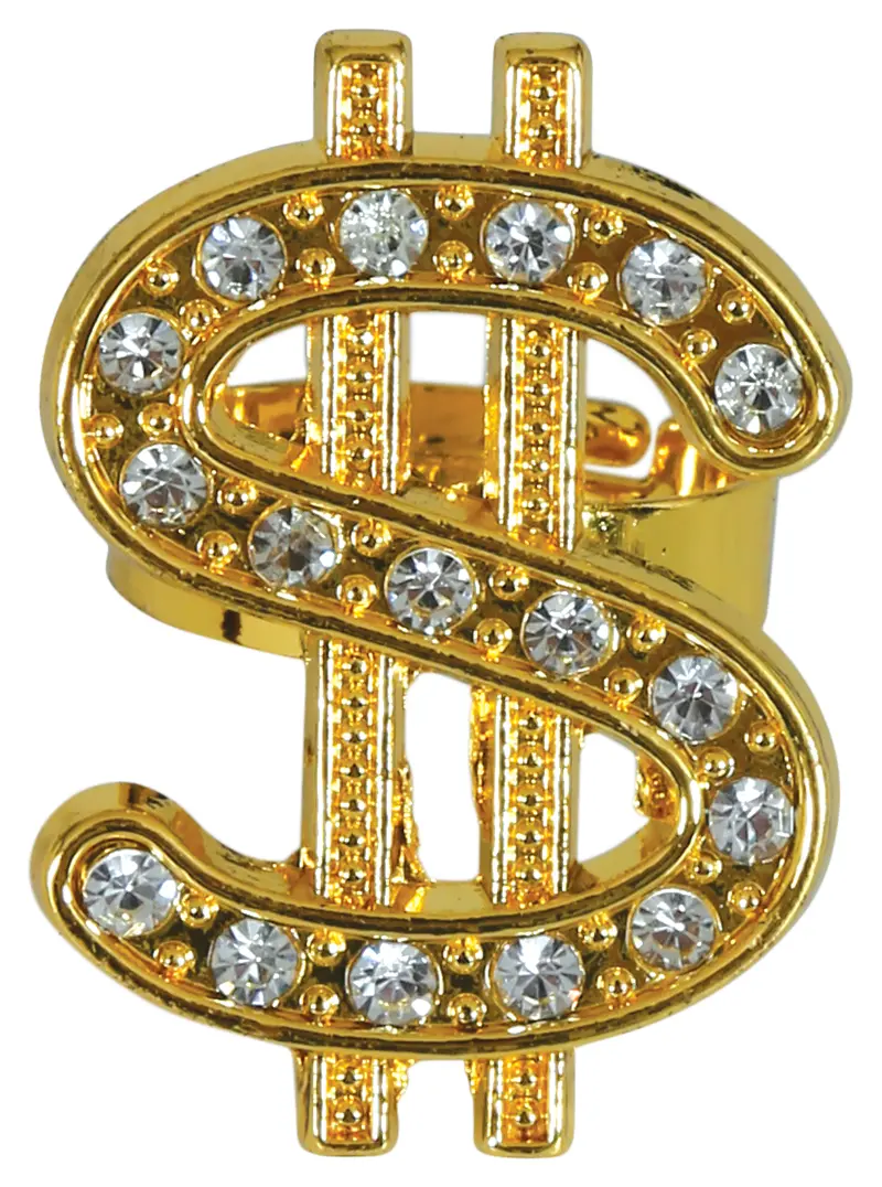 Ring "Dollar", metallisk