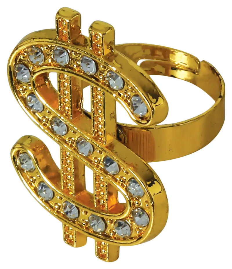 Ring "Dollar", metallisk