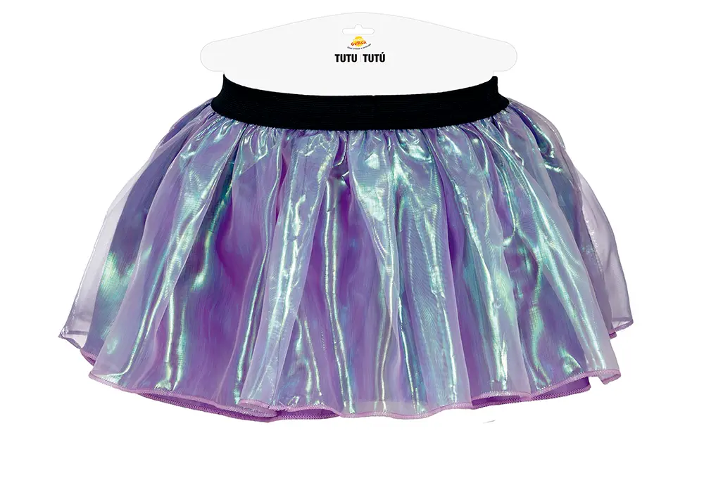 Lilla iriserende tutu, 30 cm, til børn