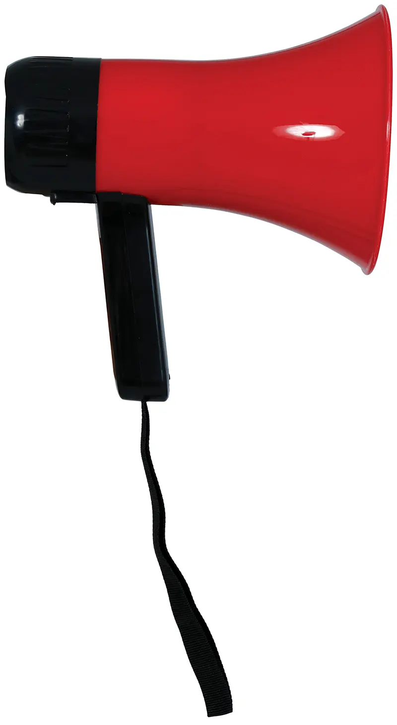 Multifunktionsmegafon 20 cm