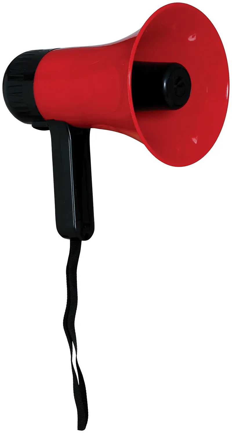 Multifunktionsmegafon 20 cm