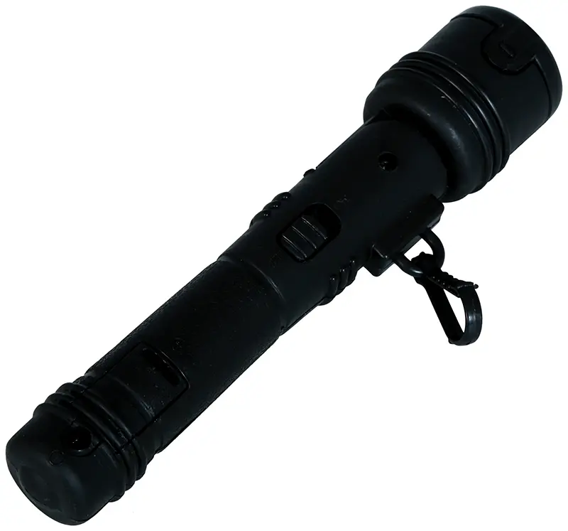 Sort lygte, 17 cm