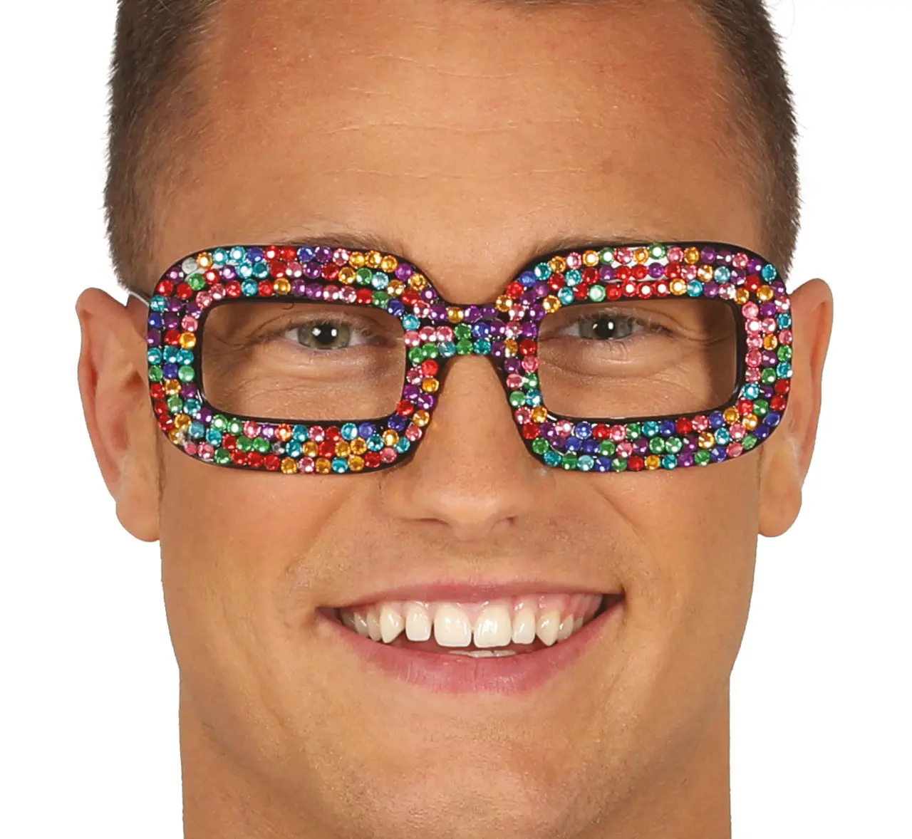 Flerfarvede popbriller