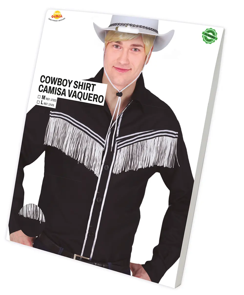 Cowboyskjorte til herrer