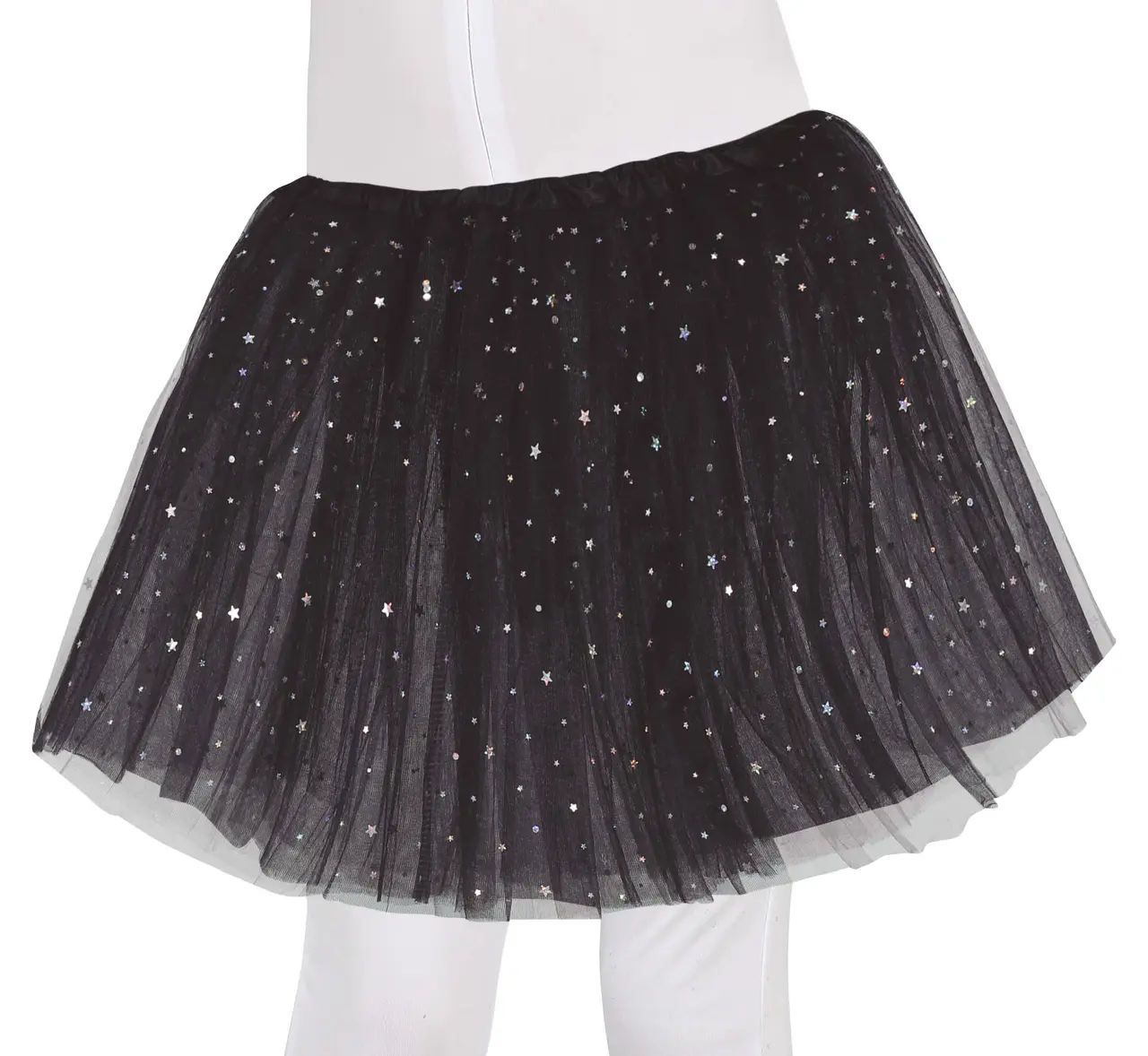 Sort tutu med stjerner 30 cm