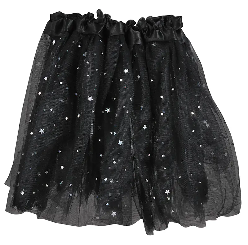 Sort tutu med stjerner 30 cm