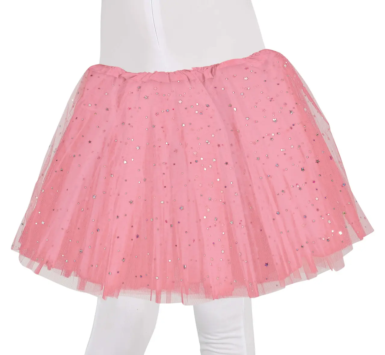Lyserød tutu med stjerner 30 cm