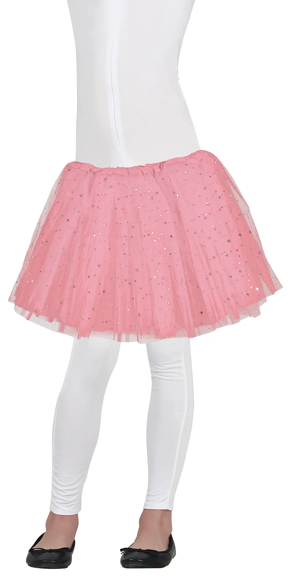 Lyserød tutu med stjerner 30 cm