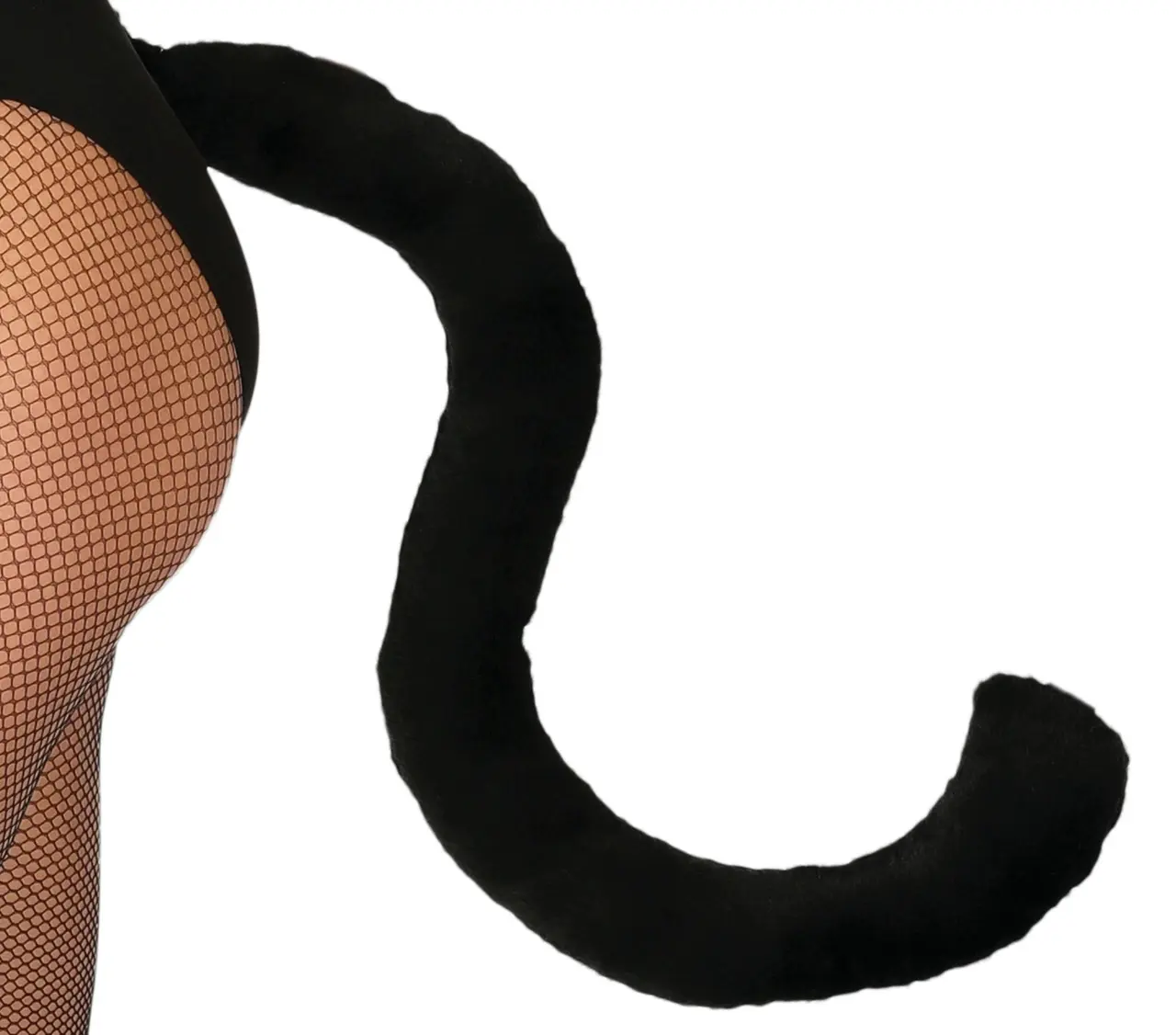 Sort kattehale, 50 cm