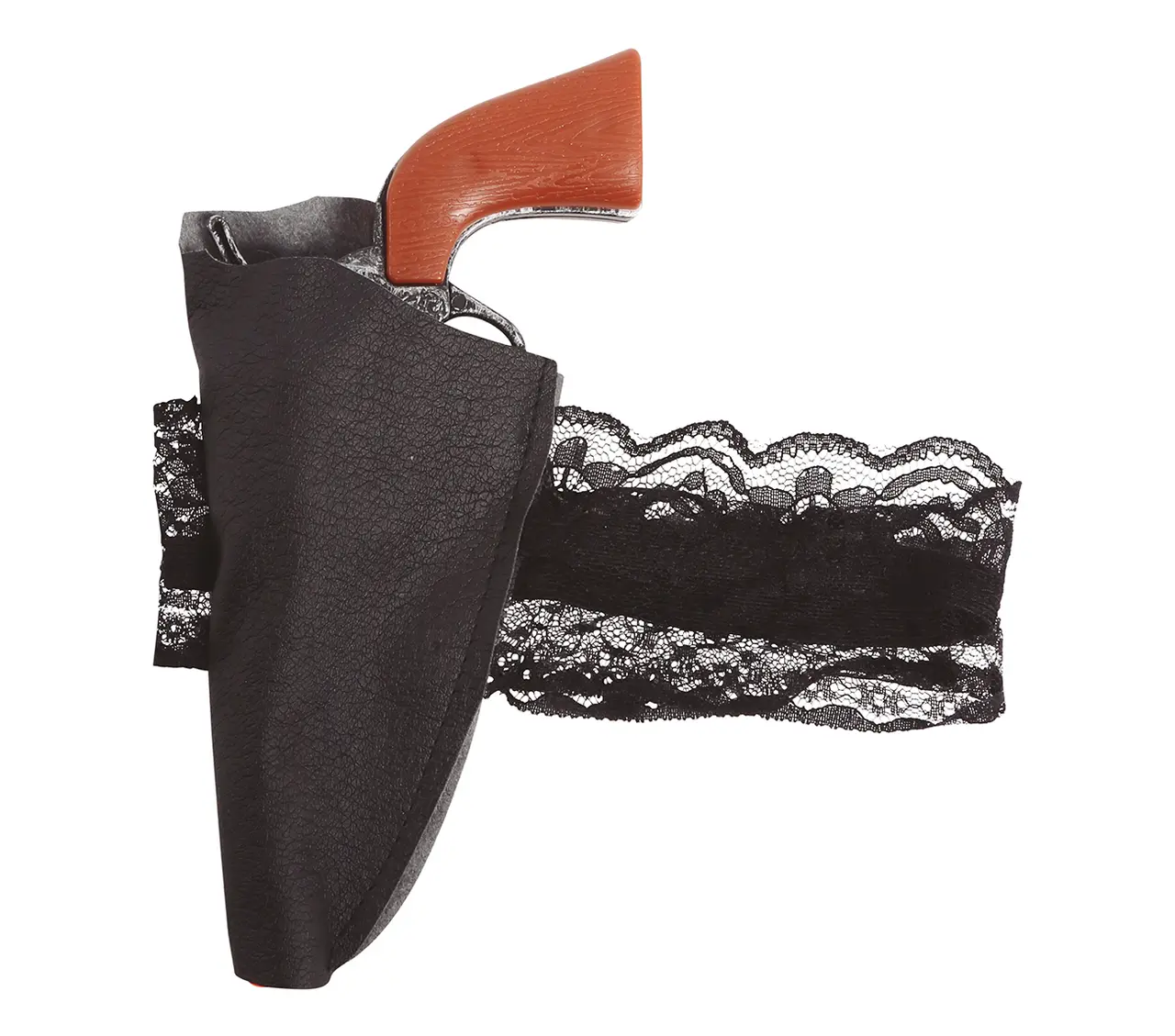 Strømpebånd med pistol 18 cm