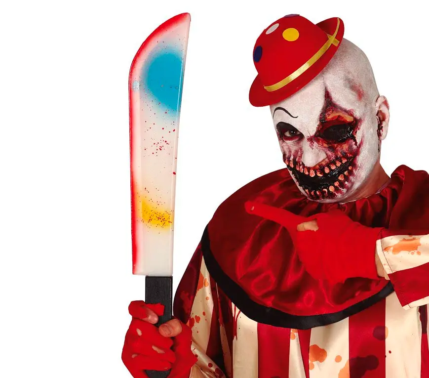 Flerfarvet machete 54 cm