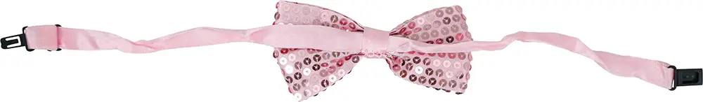 Lyserød butterfly med pailletter, 12 cm
