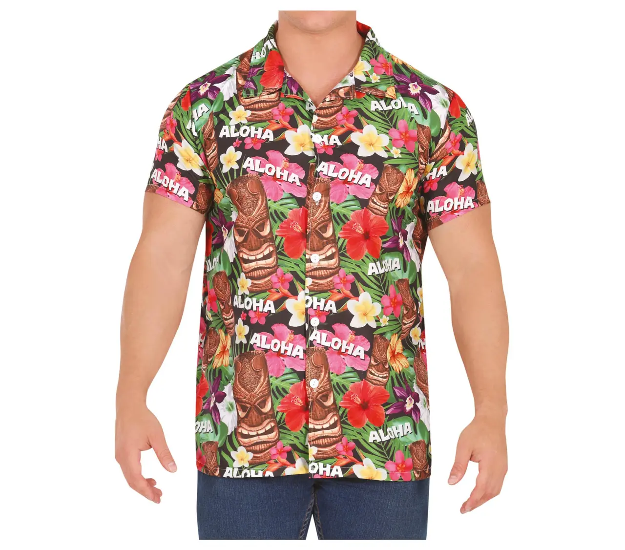 Hawaiiskjorte til herrer, model 17779