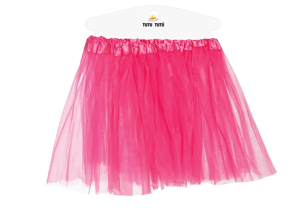 Fuchsiafarvet tutu, 30 cm
