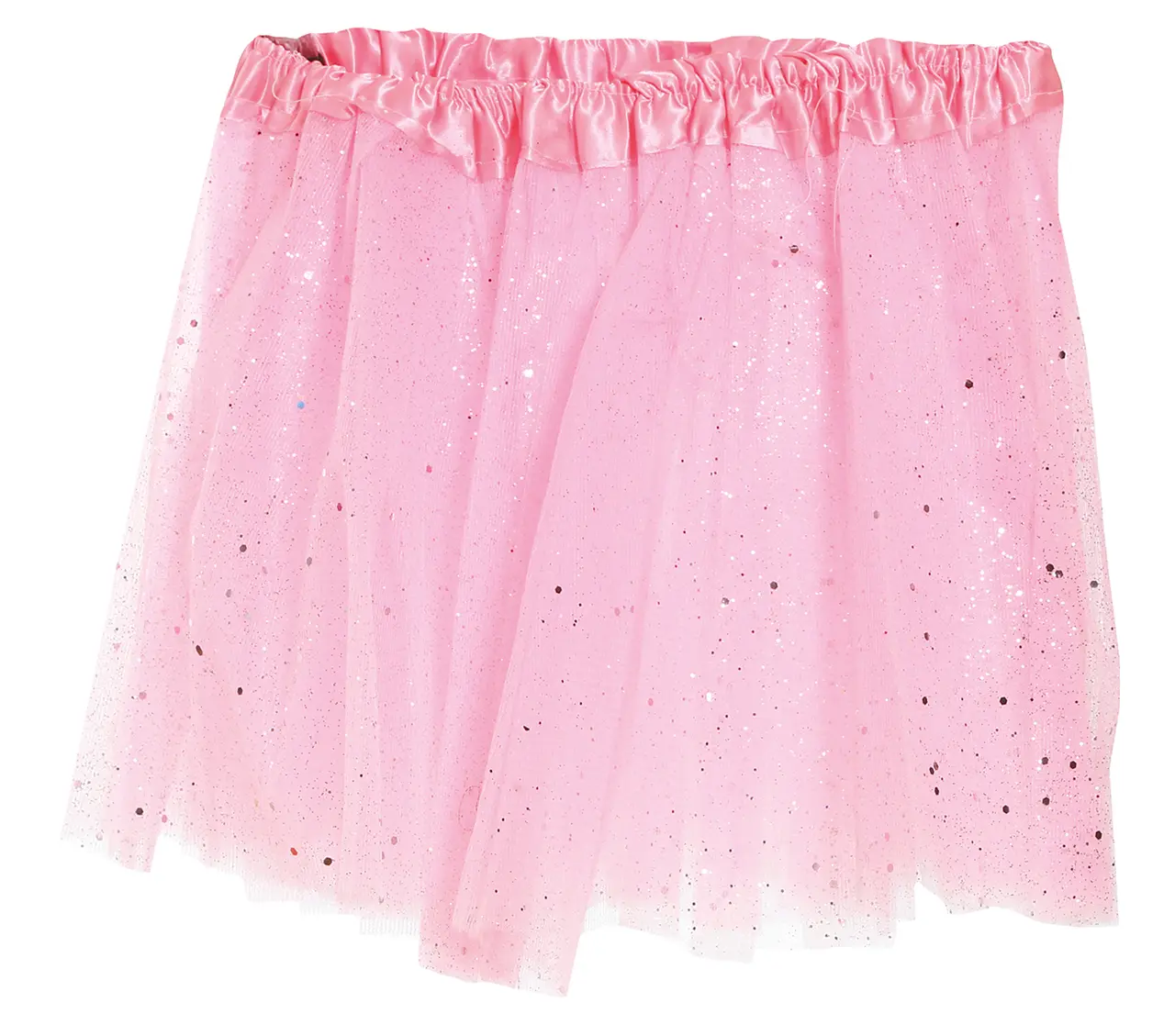 Lyserød tutu med glimmer 30 cm