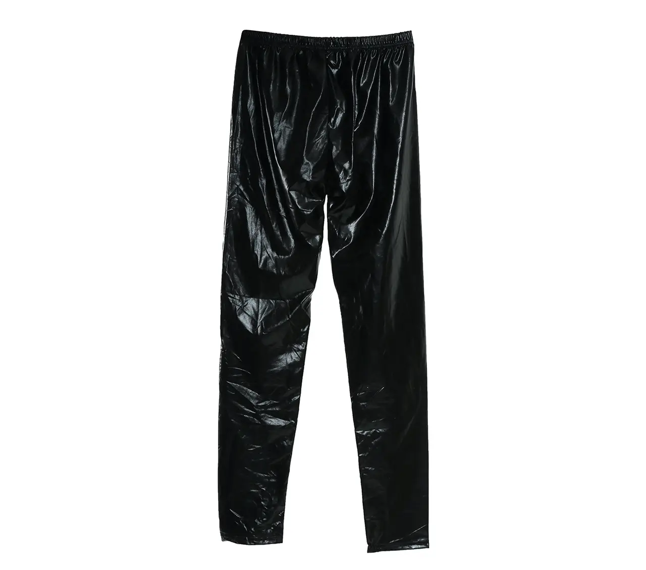 Sorte metalliske leggings