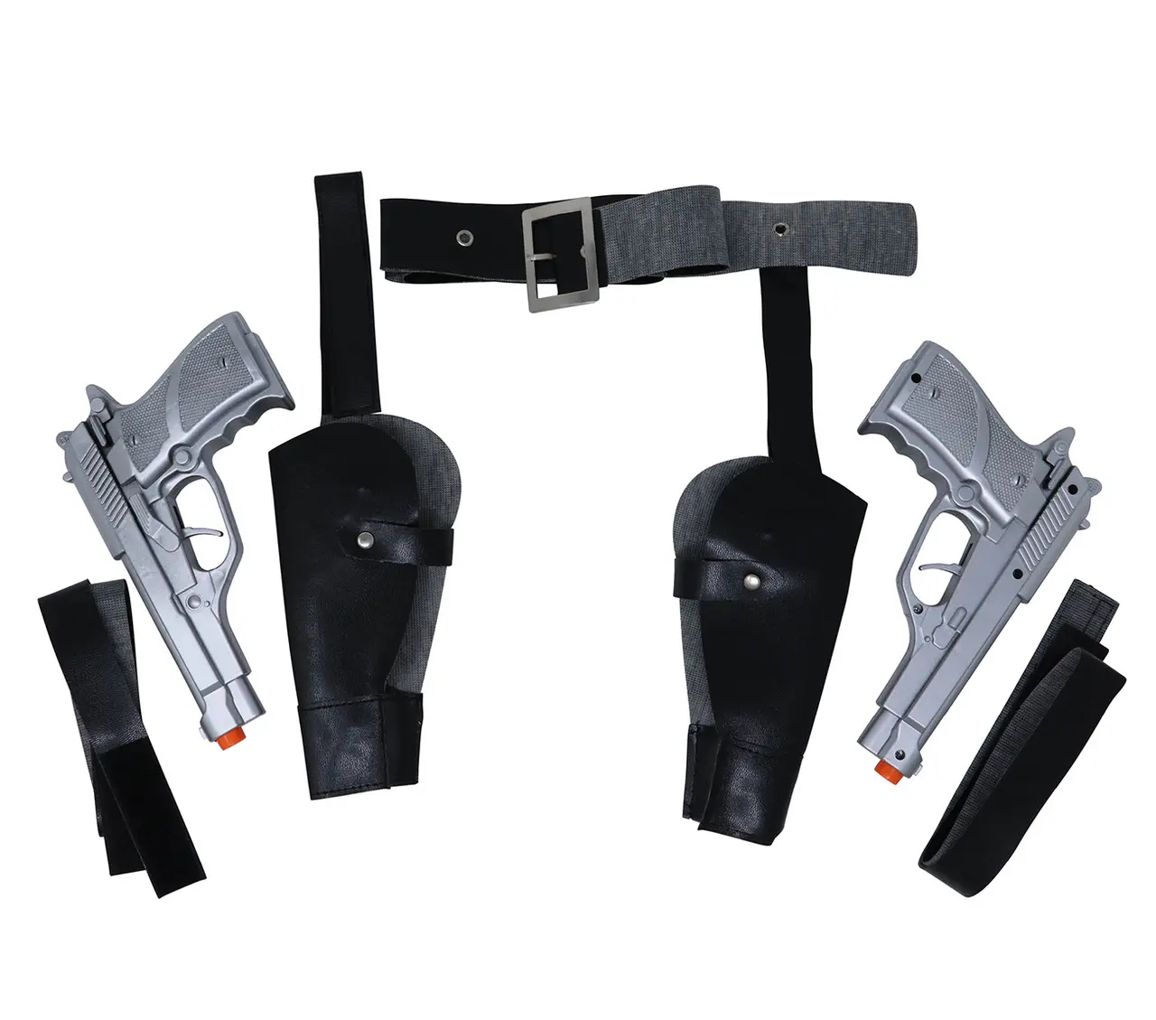 Dobbelthylster med pistoler, sort