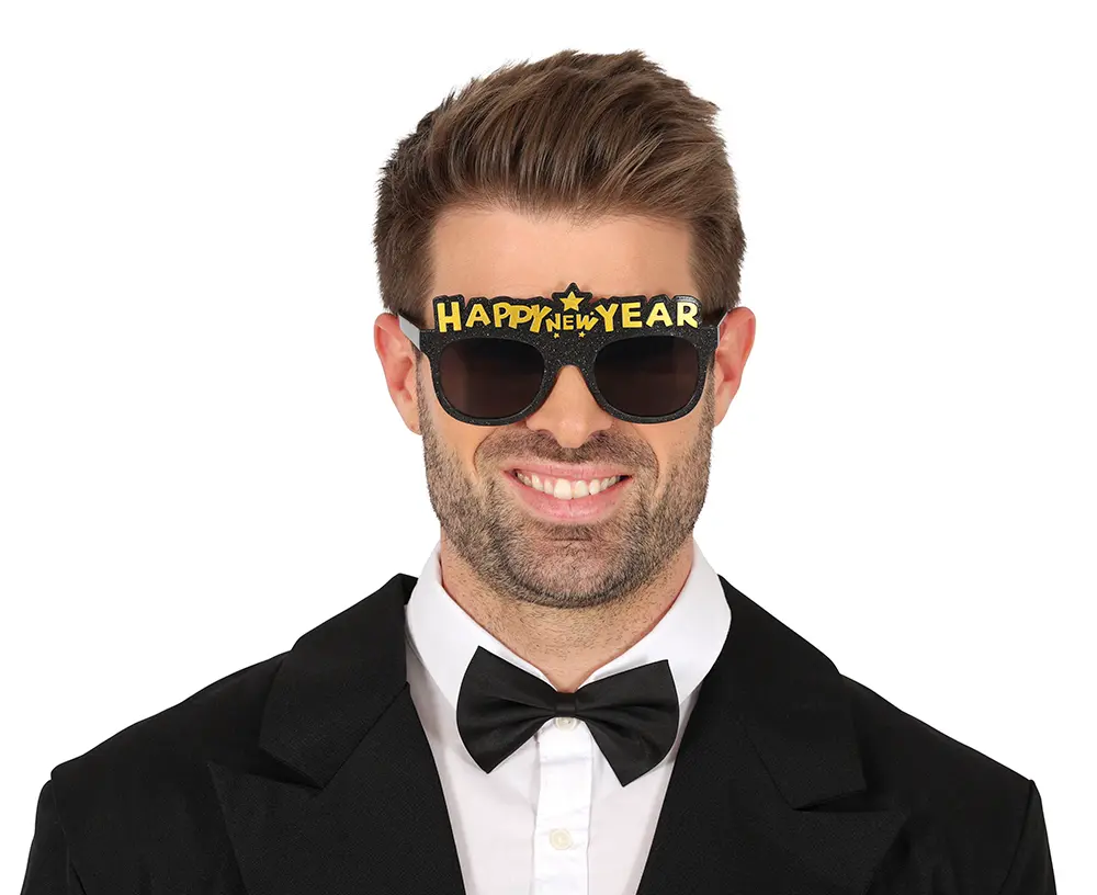 Briller "Happy New Year" til voksne