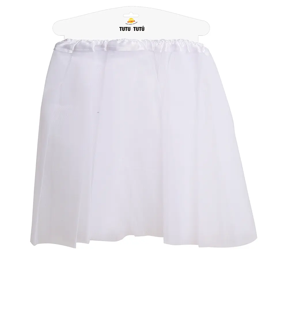 Hvid tutu til børn, 30 cm